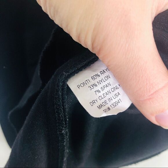 Amanda Uprichard Black V-neck Fit Flare Dress Large L - Picture 5 of 7